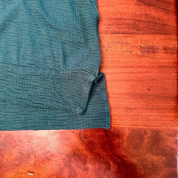 Adrianna Papell teal v-neck‎ tunic - Picture 4 of 5